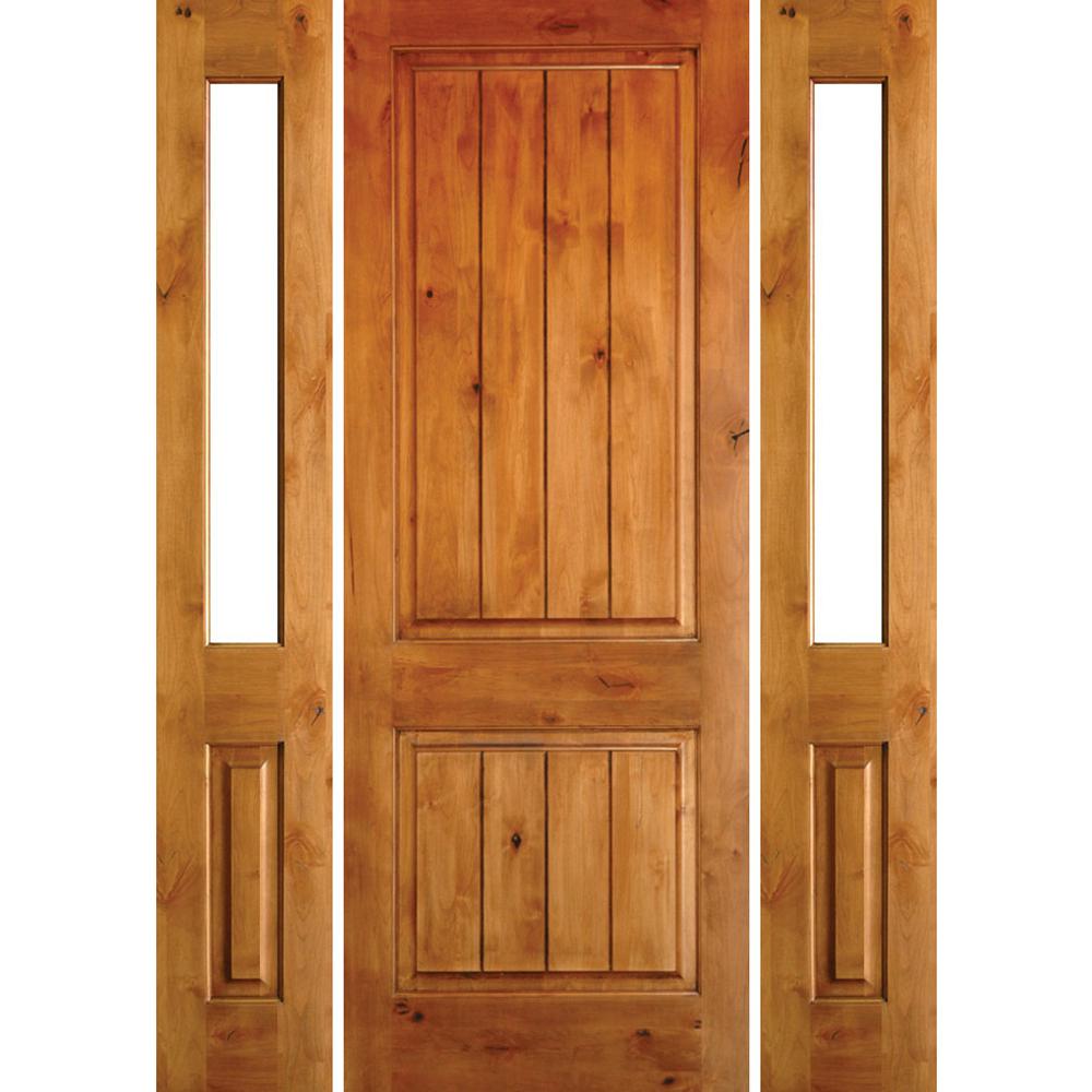 Krosswood Doors 76 In X 96 In Mediterranean Alder Square Top