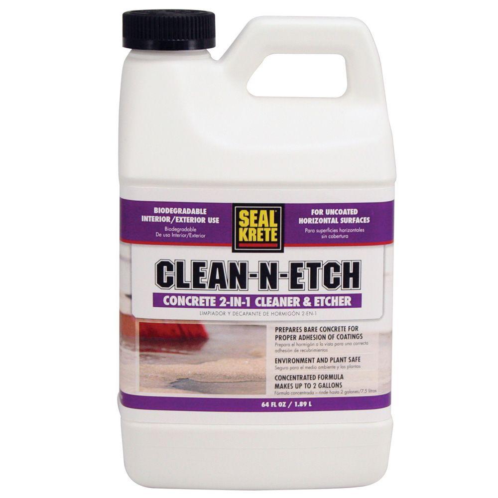 SealKrete 64 oz. Clean NEtch Etching Solution411000 The Home Depot