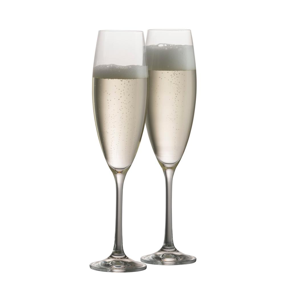 pair of champagne glasses