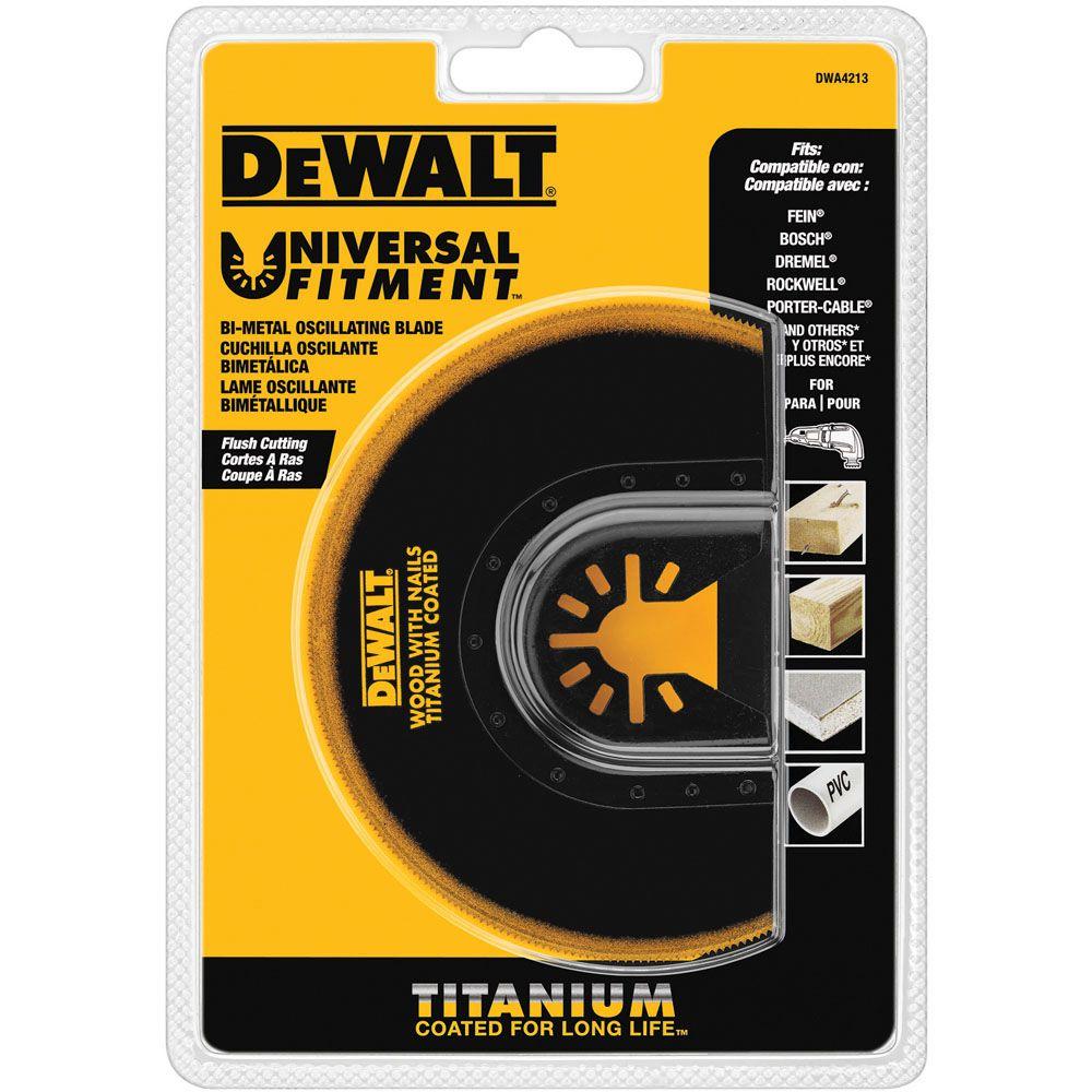 DEWALT Titanium Oscillating Flush Cut BladeDWA4213 The Home Depot