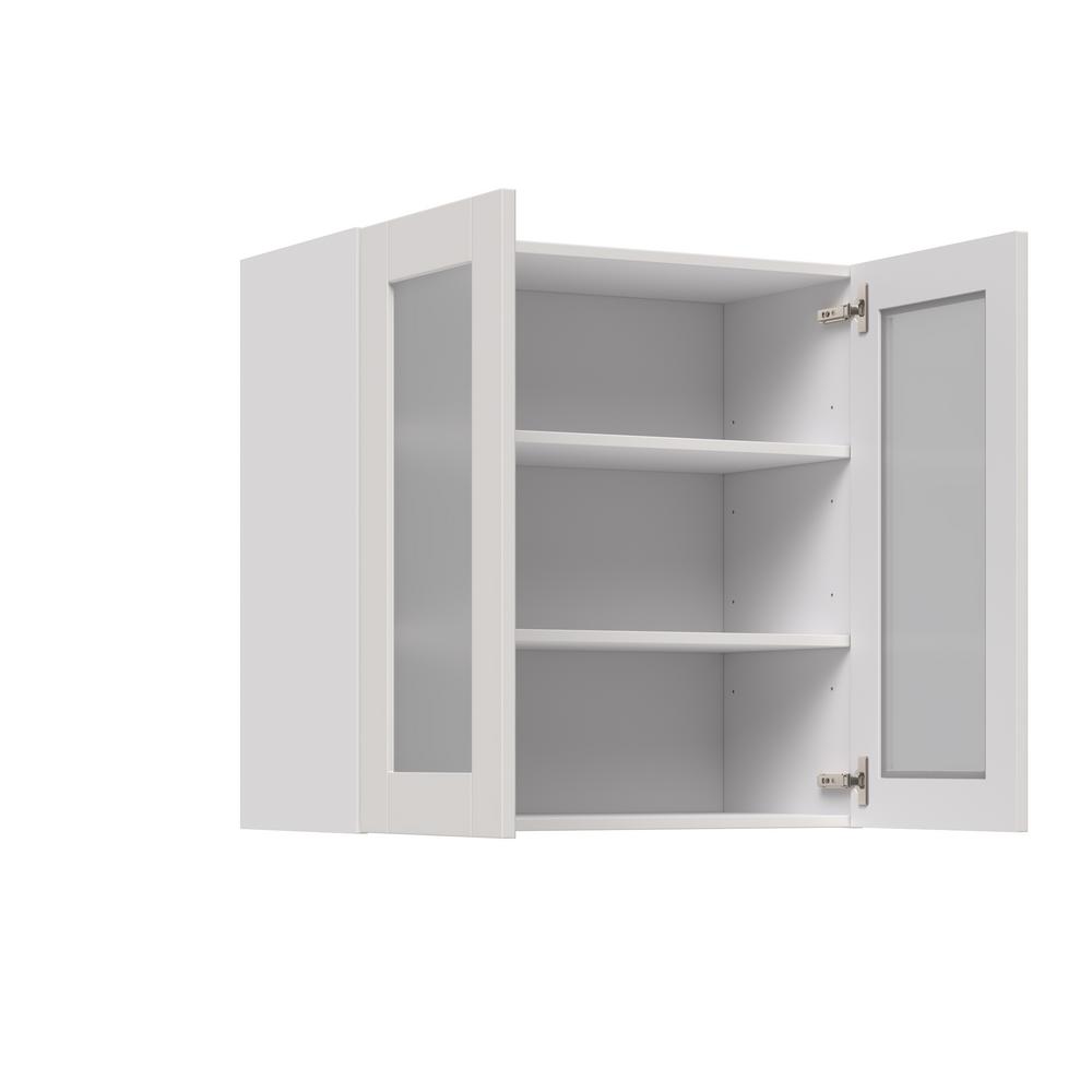 Wall Cabinet With Frosted Glass Doors, White Cabinet With Frosted Glass Doors