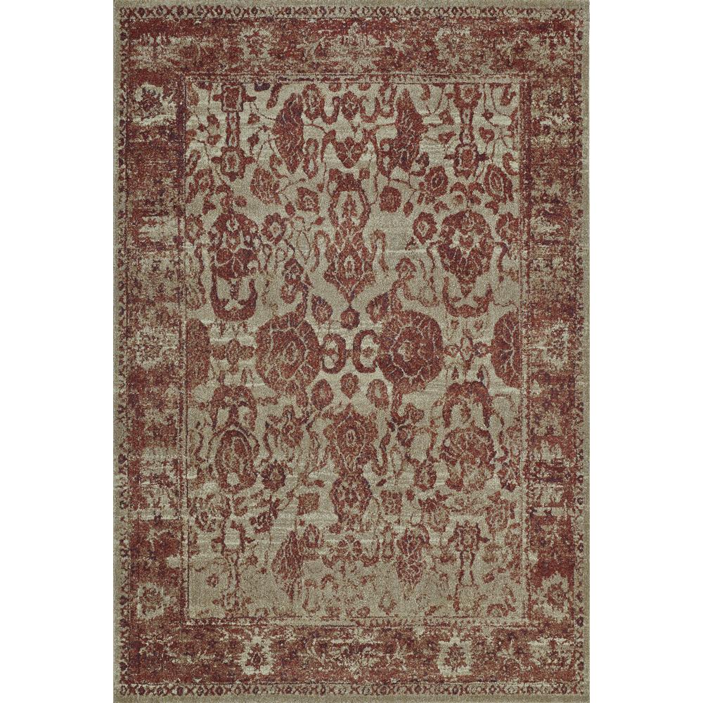 Addison Rugs FLORENCE 7 PAPRIKA 7 FT. 10 IN. X 10 FT. 7 IN. AREA RUG ...