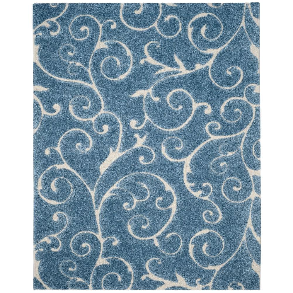 Safavieh Florida Light Blue Cream 9 Ft X 12 Area Rug Sg455 Safavieh Florida Light Blue Cream 9 Ft X 12 Area Rug