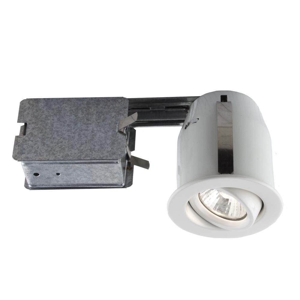 3 In Recessed Lighting The Home Depot White Recessed Halogen Lighting Kit 10 Pack