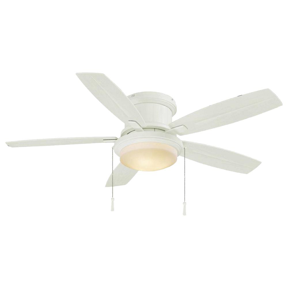 White Outdoor Ceiling Fans Lighting The Home Depot