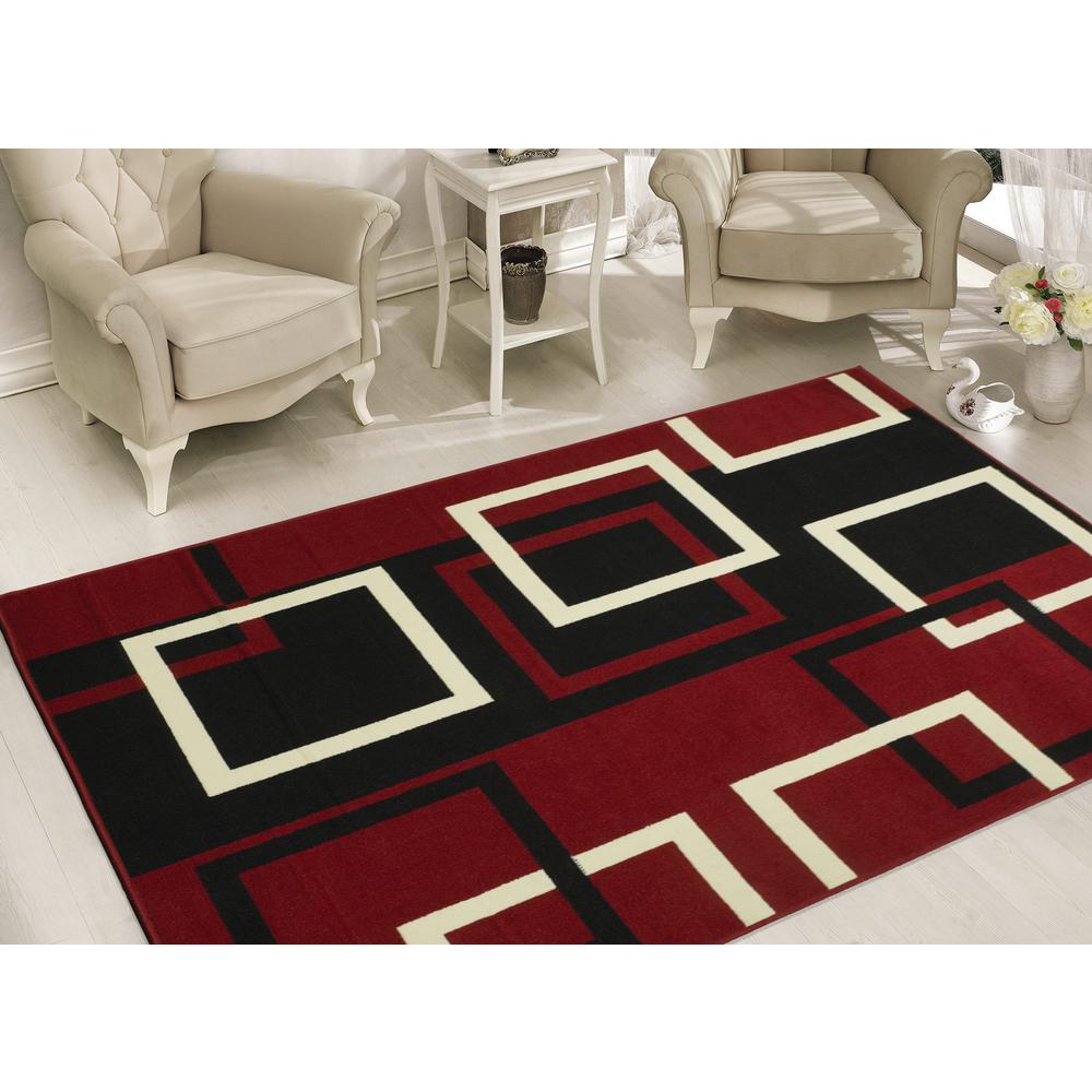 Sweet Home S Clifton Collection Modern Bo Design Dark Red 8 Sweet Home S Clifton Collection Modern Bo Design Dark Red 8 Ft X 10