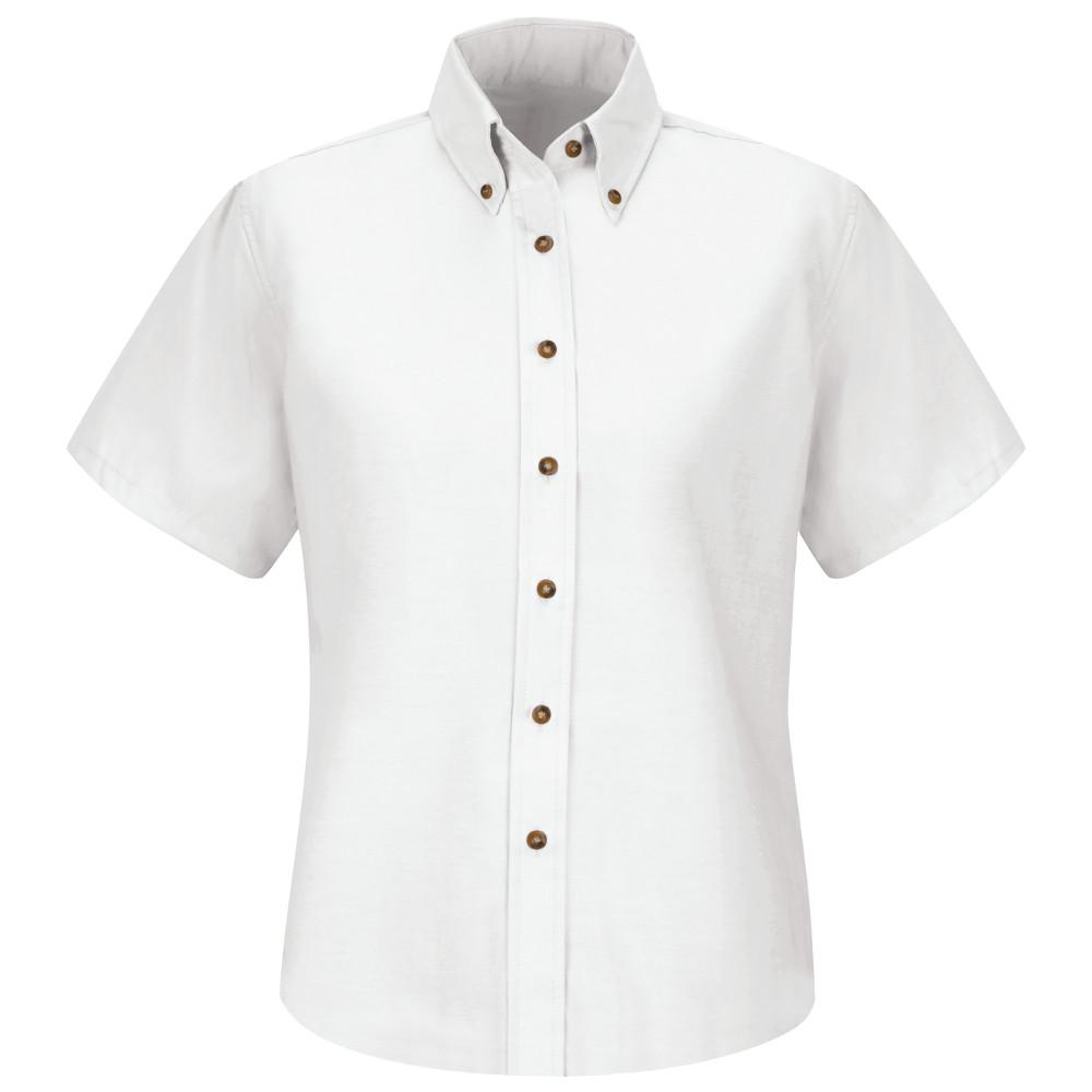 ladies white dress shirt