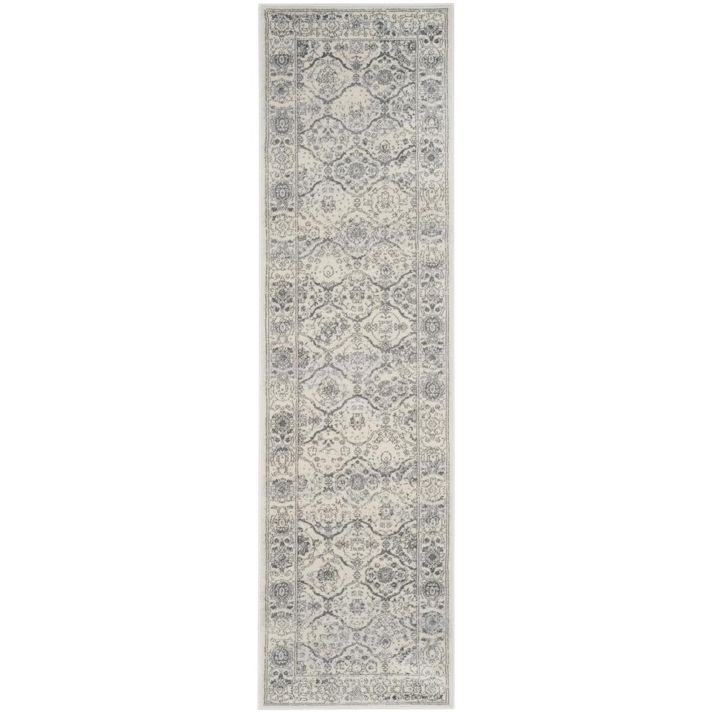 Safavieh Carnegie Cream/Dark Gray 2 ft. x 8 ft. Runner RugCNG691K28