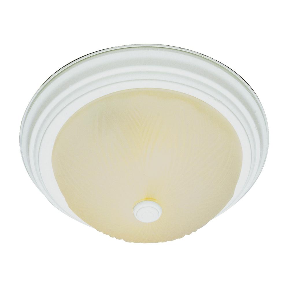 Bel Air Lighting Del Mar 2 Light Antique White Flush Mount 58800 Bel Air Lighting Del Mar 2 Light