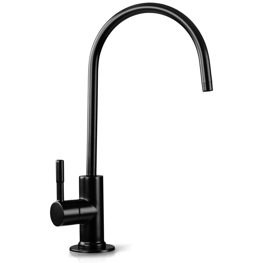 Cold Water Only Black Beverage Faucets Water Filters The