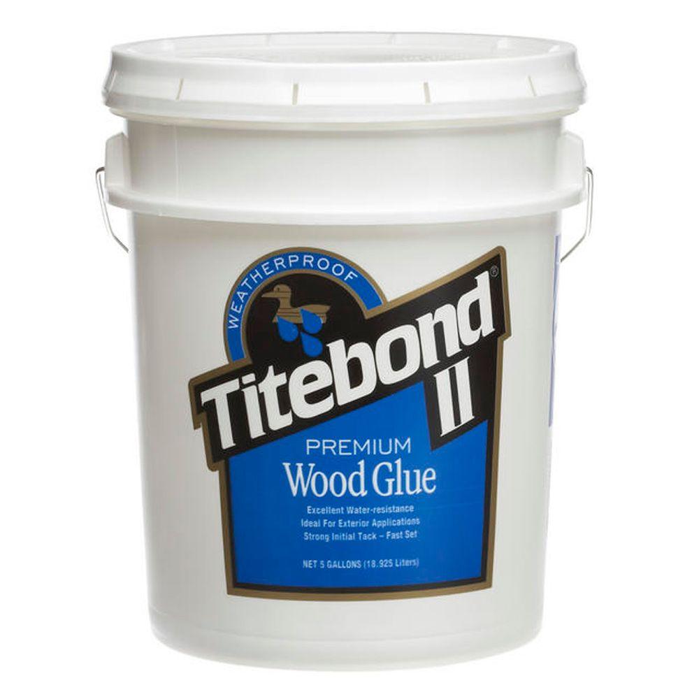 5 gal. Titebond II Wood Glue5007 The Home Depot
