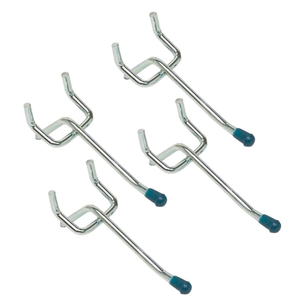 Everbilt 2 In Zinc Plated Steel Single Straight Peg Hooks 1 8 In