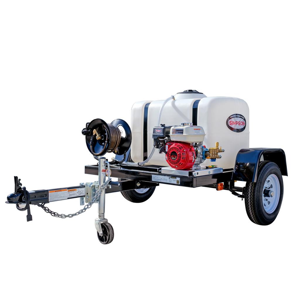 Simpson 95002 4200 PSI at 4.0 GPM with HONDA GX390 CAT Triplex Plunger ...