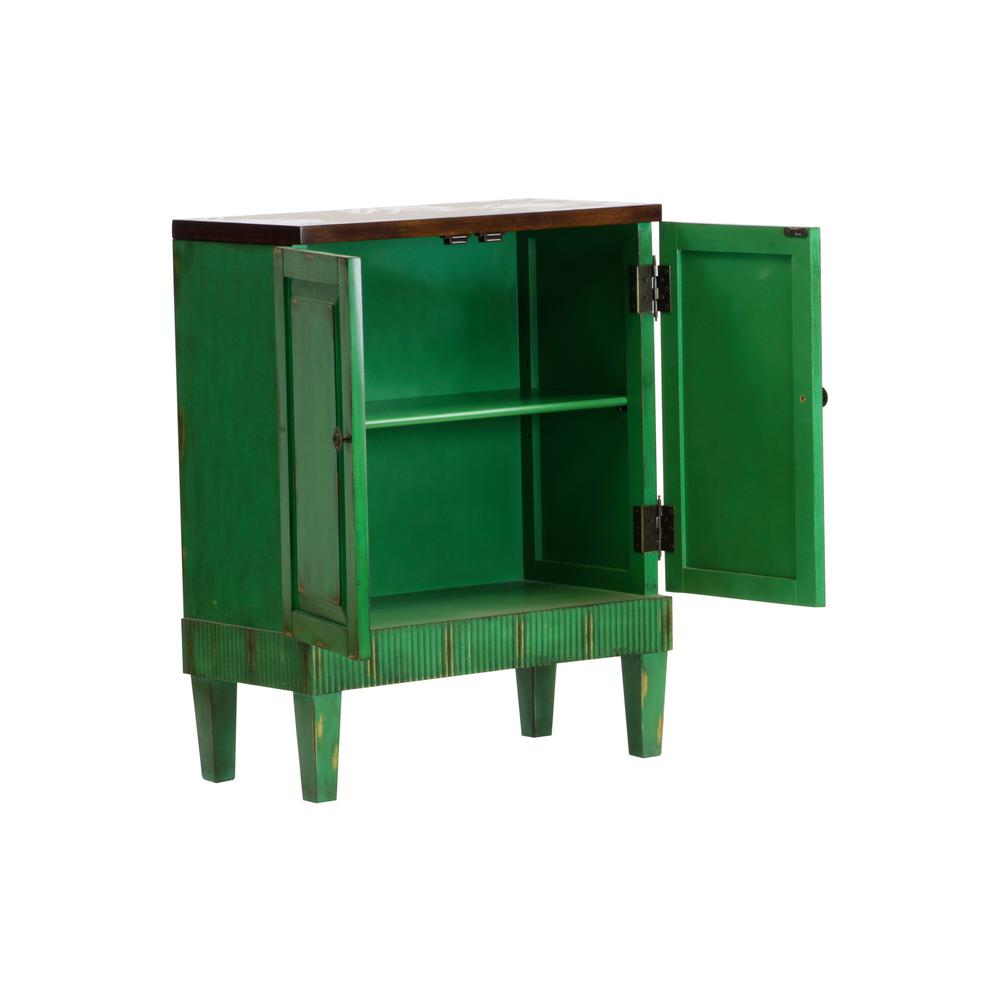 Hand Painted Distressed Green Accent Chest Dws 374 The Home Depot Hand Painted Distressed Green Accent Chest