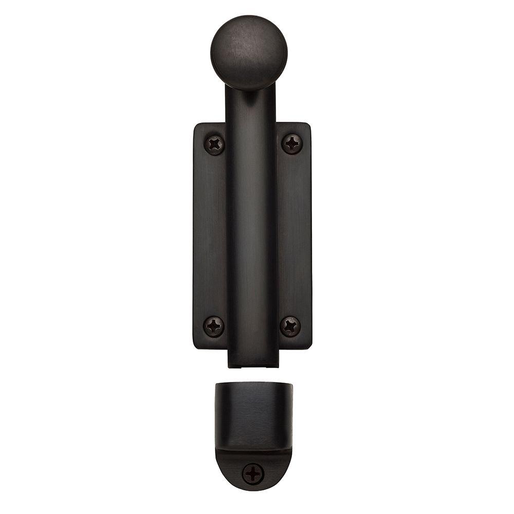 Baldwin Oil-Rubbed Bronze Dutch Door Bolt-0345.102 - The Home Depot