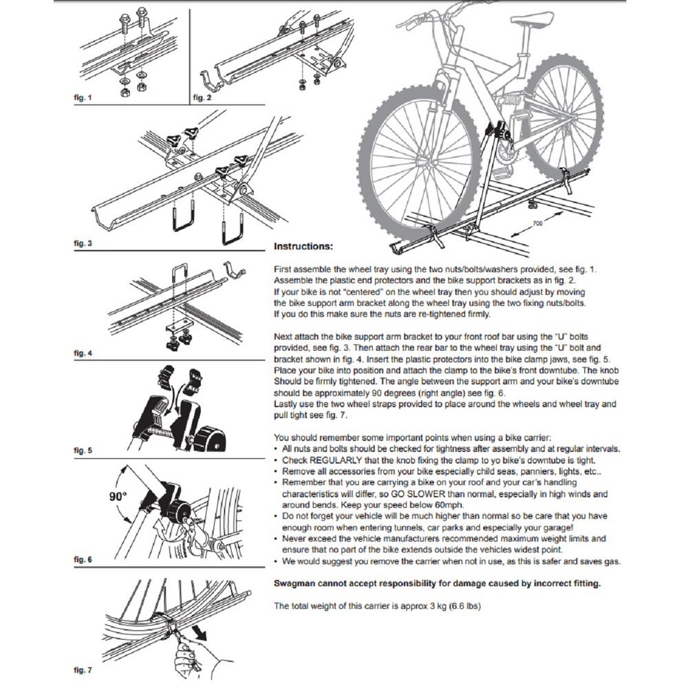 swagman bike clamp