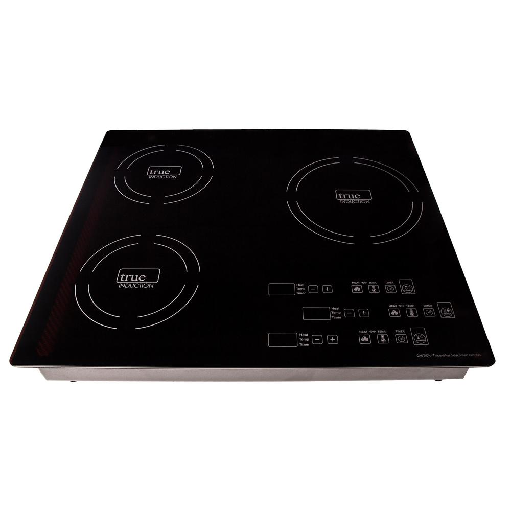 Induction Cooktops The Home Depot 23 25 In Triple Burner Induction