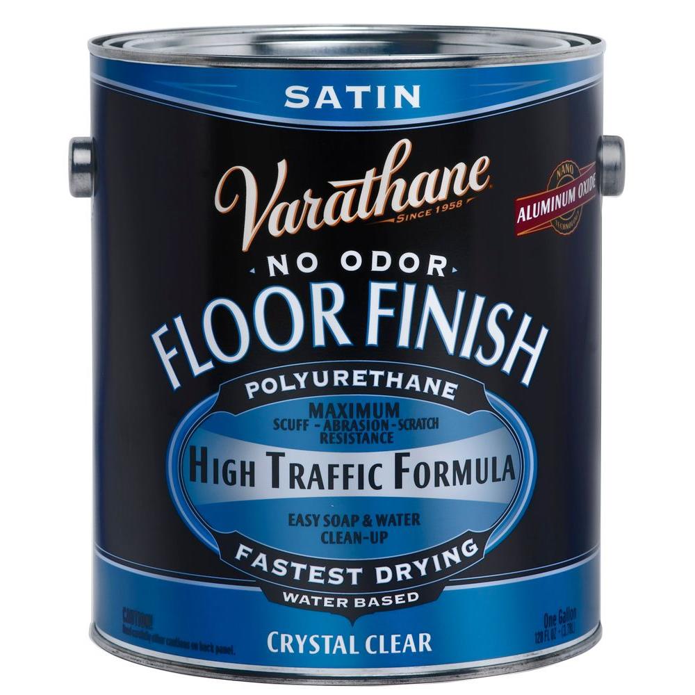 Varathane 1-gal. Clear Satin Water-Based Floor ...