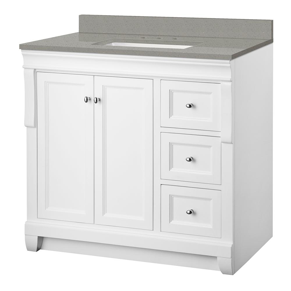 Foremost Bathroom Vanities Bath The Home Depot D Vanity Cabinet In White With Engineered