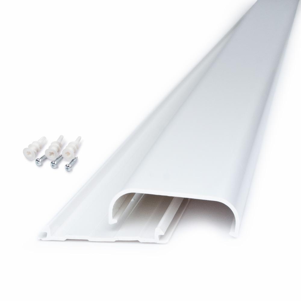 cable cover wall white