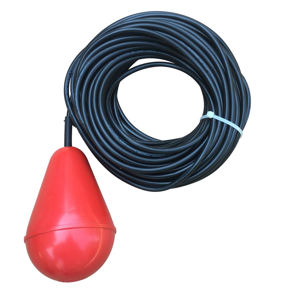 The "SludgeBoss" Heavy Duty Float Switch for Use With Sewage, Suspended