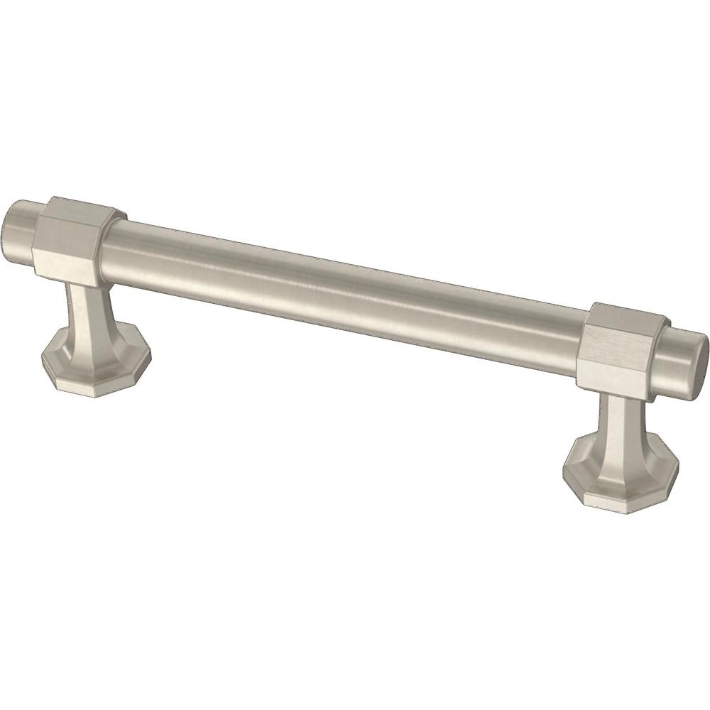 Liberty Modern Twist 33/4 in. (96 mm) Satin Nickel Drawer PullP40020C