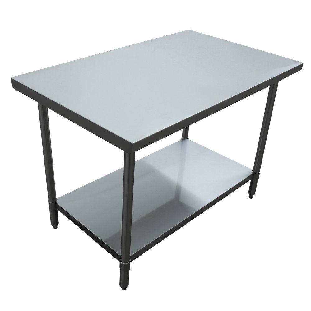 Stainless Steel Excalibur Kitchen Utility Tables Et163f3048s 64 1000 