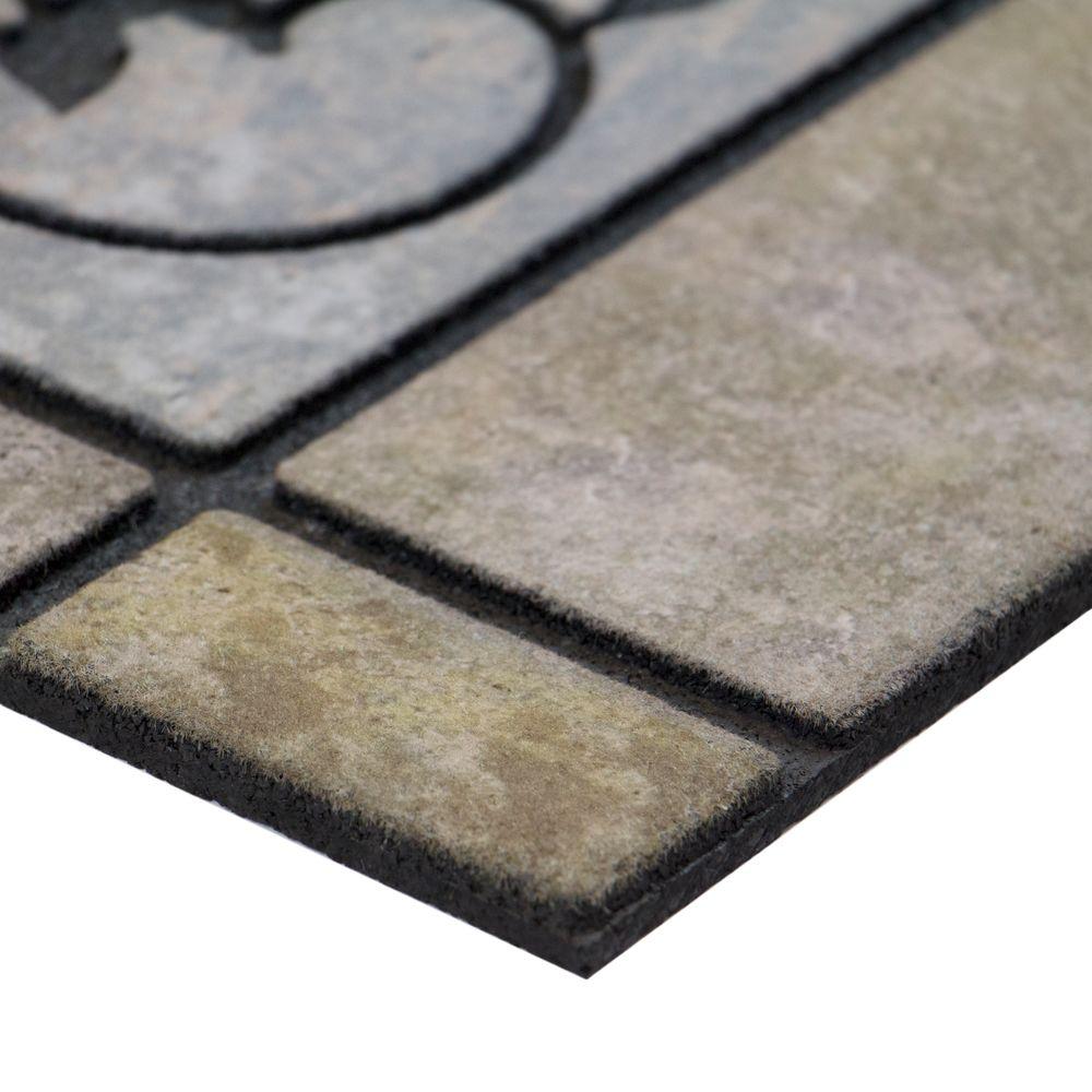 Door Mats Floor Mats 24 X 36 In Recycled Rubber Welcome Door Mat