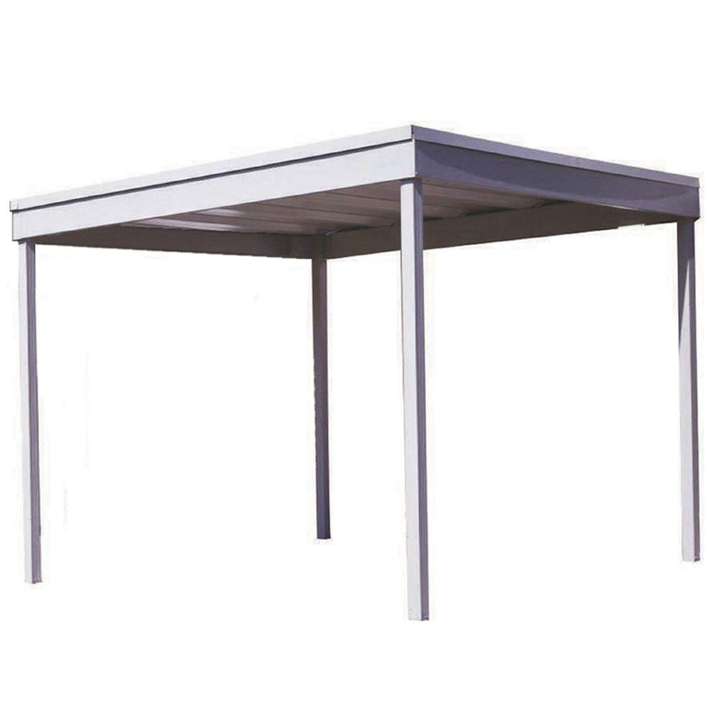 10 ft. x 10 ft. VinylCoated Steel CarportCP1010 The Home Depot