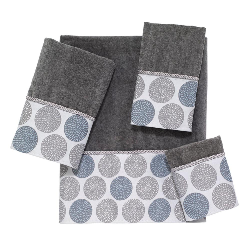 Avanti Linens Dotted Circles 3Piece Towel Set in Nickel038706 NKL