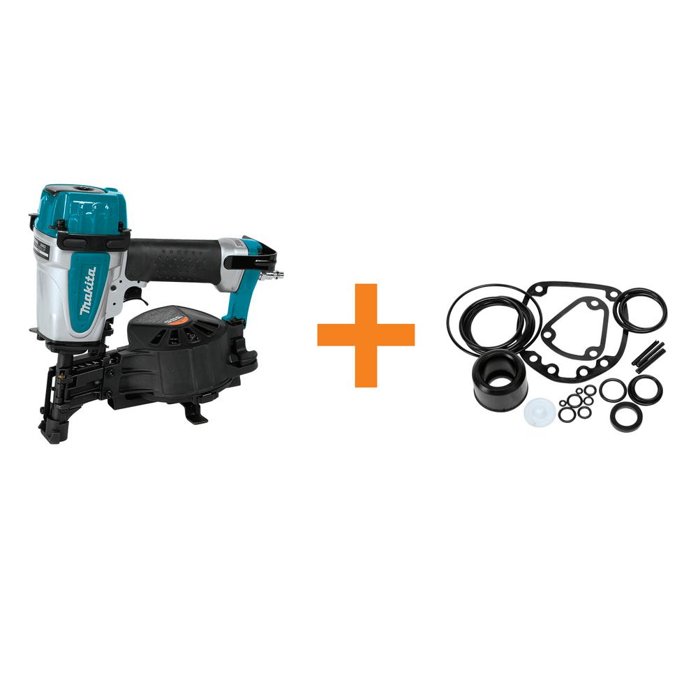 Makita 13/4 in. 15Degree Roofing Coil Nailer and Repair Kit for AN453