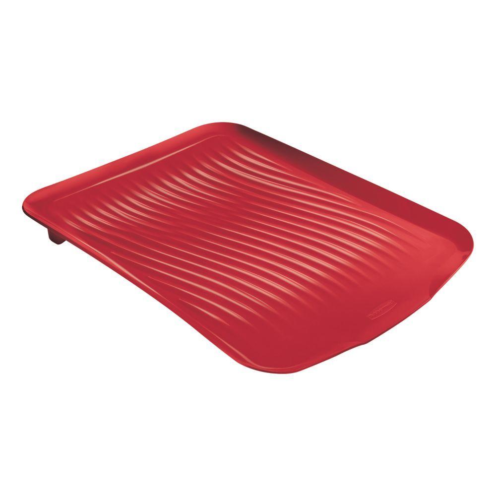 Rubbermaid Universal Drain Board In Red-1938747 - The Home Depot