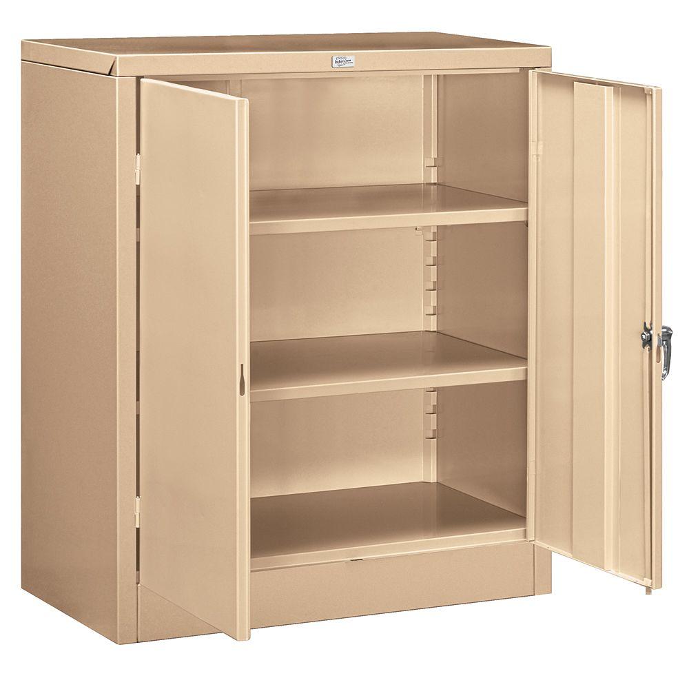 Sandusky 44 In H X 43 W 18 D Steel Freestanding Flammable 36 In W X 42 H 18 D Counter Height