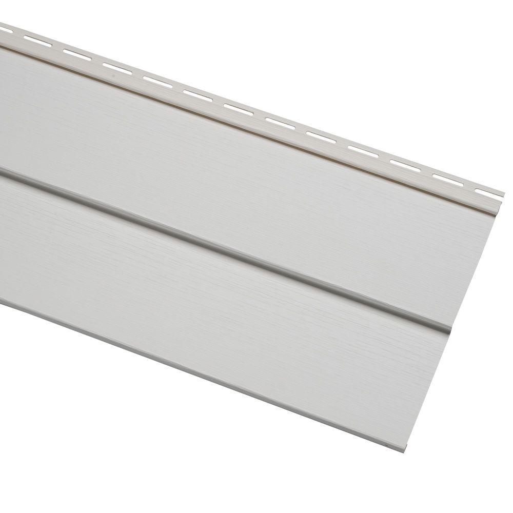 Cellwood Progressions 11 in. x 144 in. White D5 Vinyl SidingPG5004H