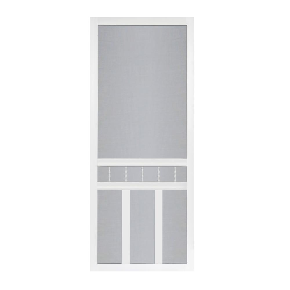 Vinyl Screen Doors Exterior Doors The Home Depot