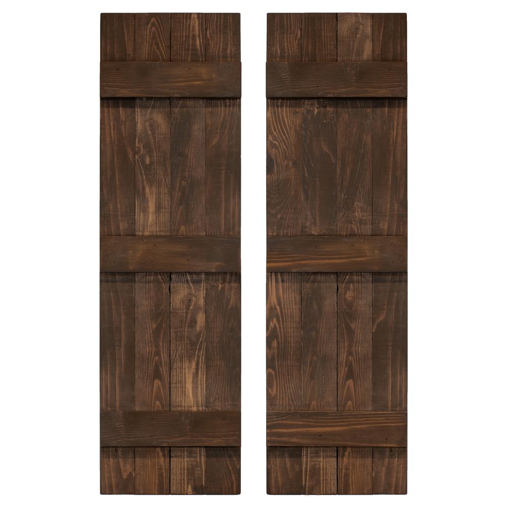 Brown Exterior Shutters Doors Windows The Home Depot