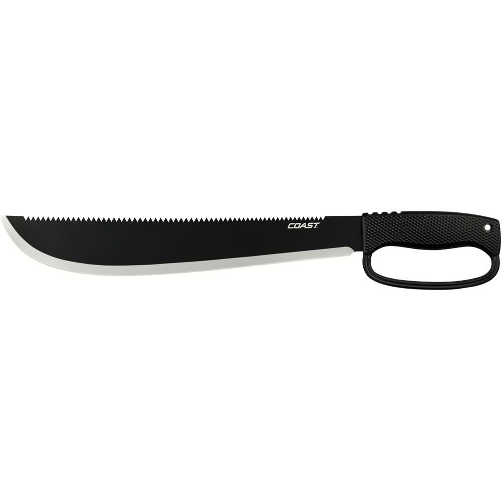 Straight /& Saw Serrated Edge Kukri Machete w// Tough Rubber Handle /& Nylon Sheath