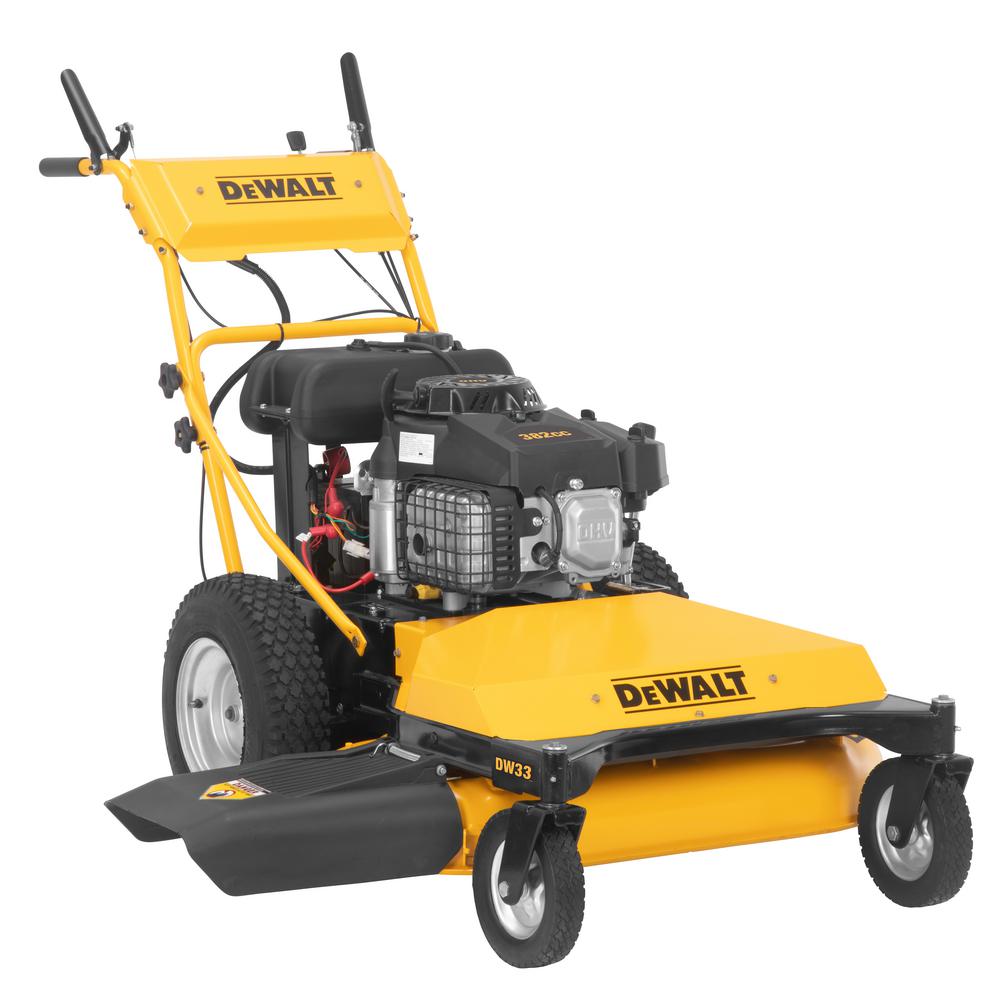 DEWALT DW33 33 in. 382 cc OHV Electric Start Engine WideArea Gas Walk