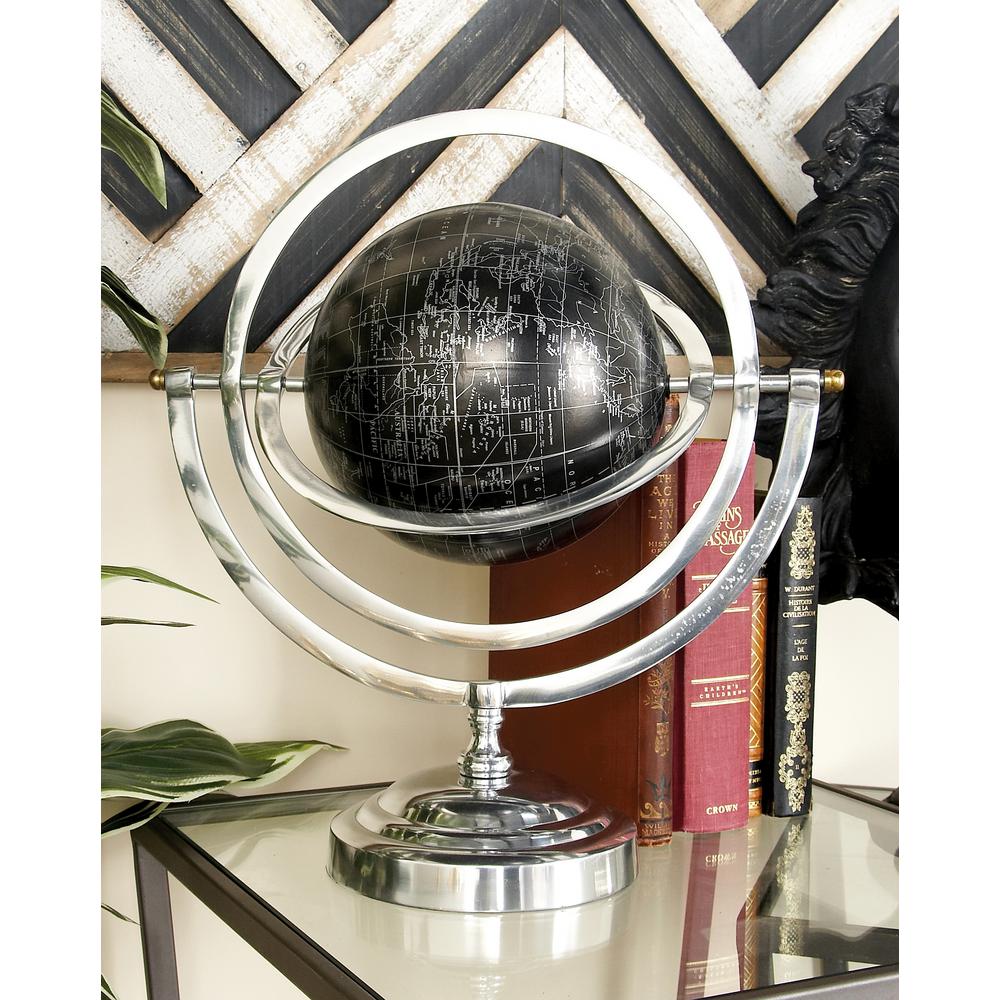 Litton Lane Modern Globe And Armillary Sphere With Rotating A Litton Lane Modern Globe And Armillary Sphere With Rotating A