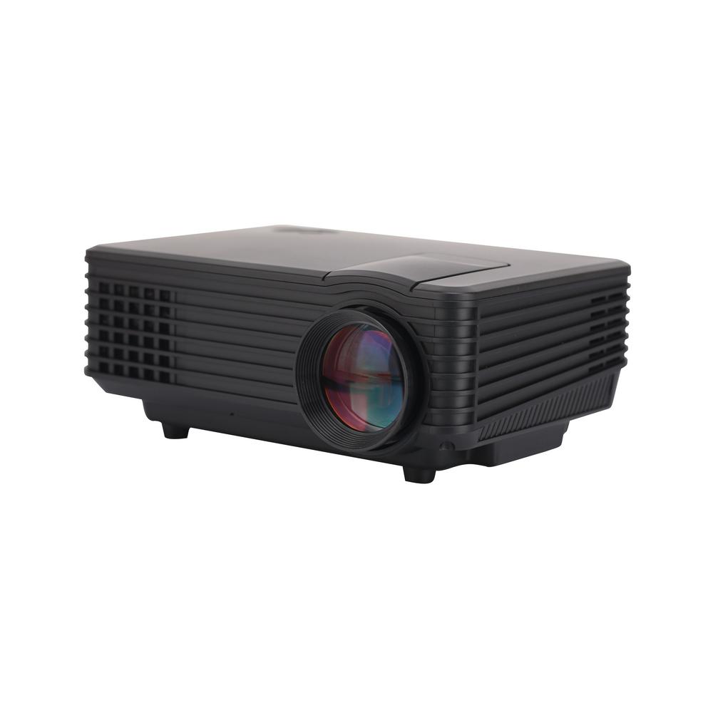 Proht 800 X 480 Lcd Mini Projector With 800 Lumens The Home Depot
