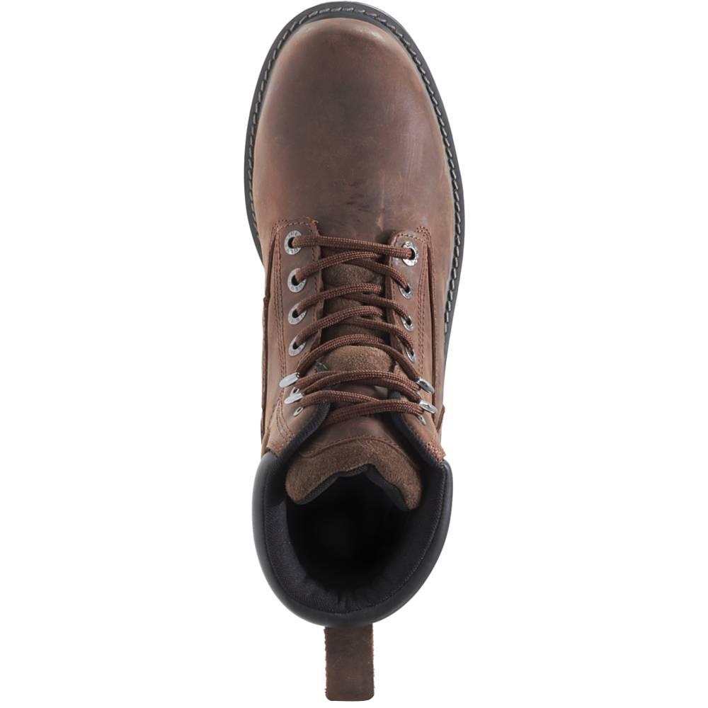 wolverine men's floorhand 6 inch waterproof steel toe work shoe