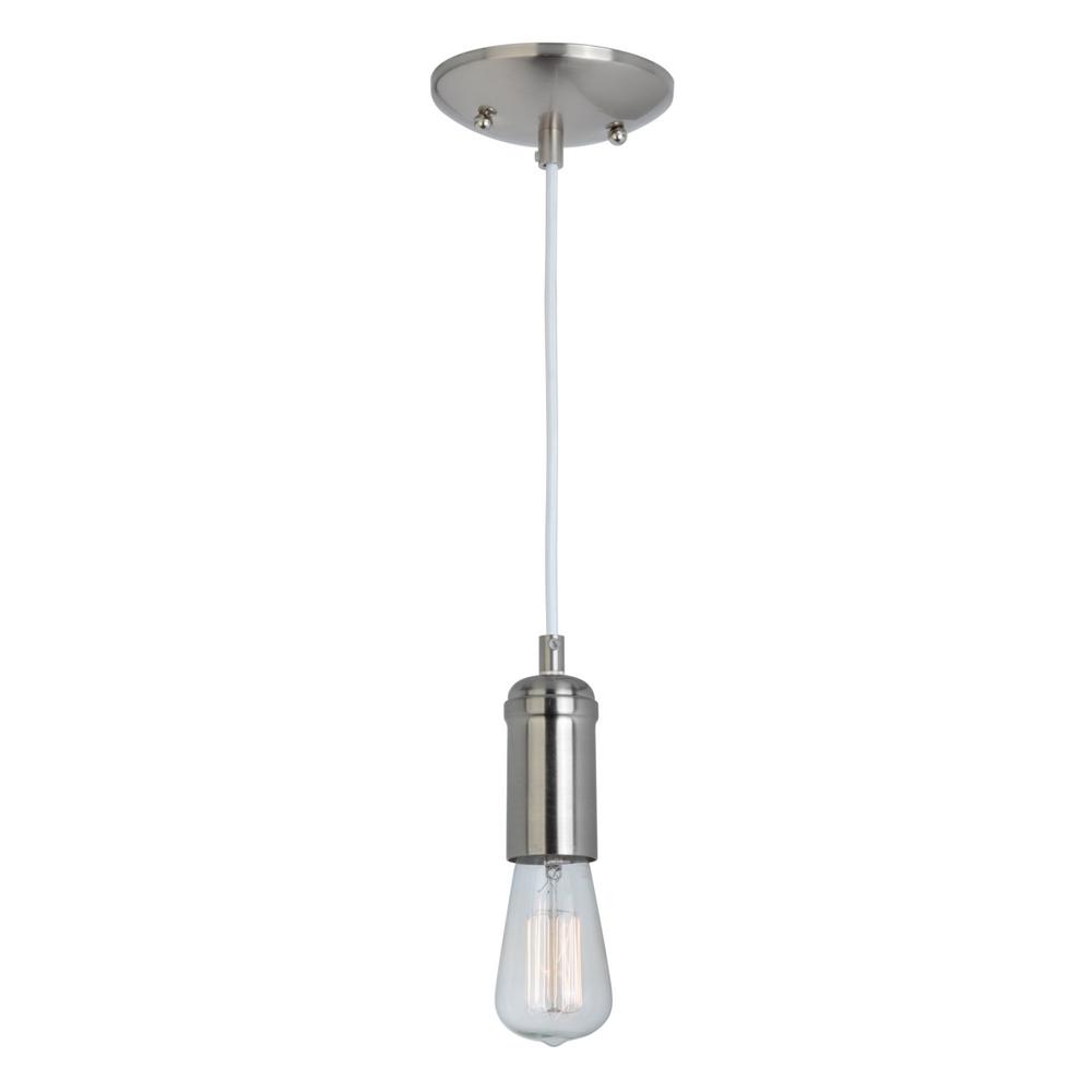 Stainless Steel Pendant Lights Lighting The Home 1 Light Brushed Steel Mini Pendant