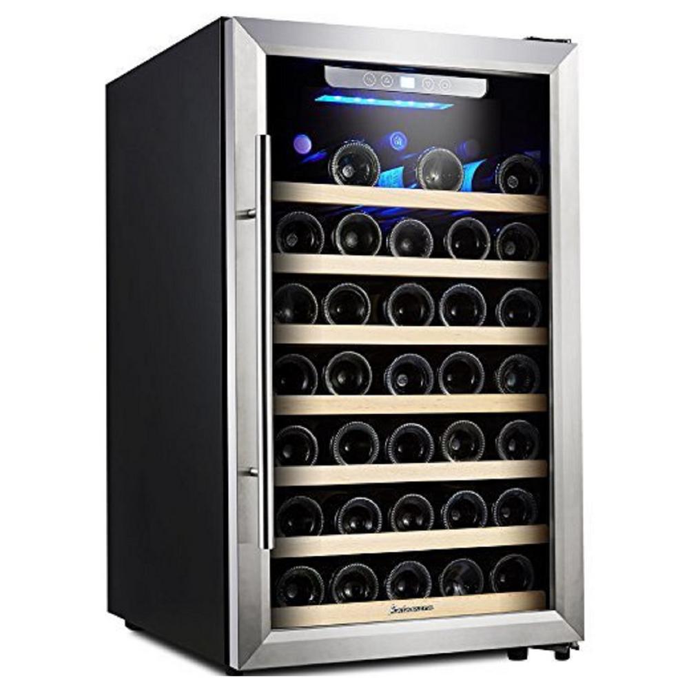 Kalamera 50 Bottle Compressor Wine Refrigerator Single Zone With Touch Control Kalamera 50 Bottle Compressor Wine Refrigerator Single Zone With Touch Control