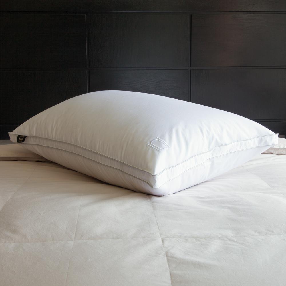 Nikki Chu Queen White Goose Down Pillow Bmi 10651l Q The Home Depot