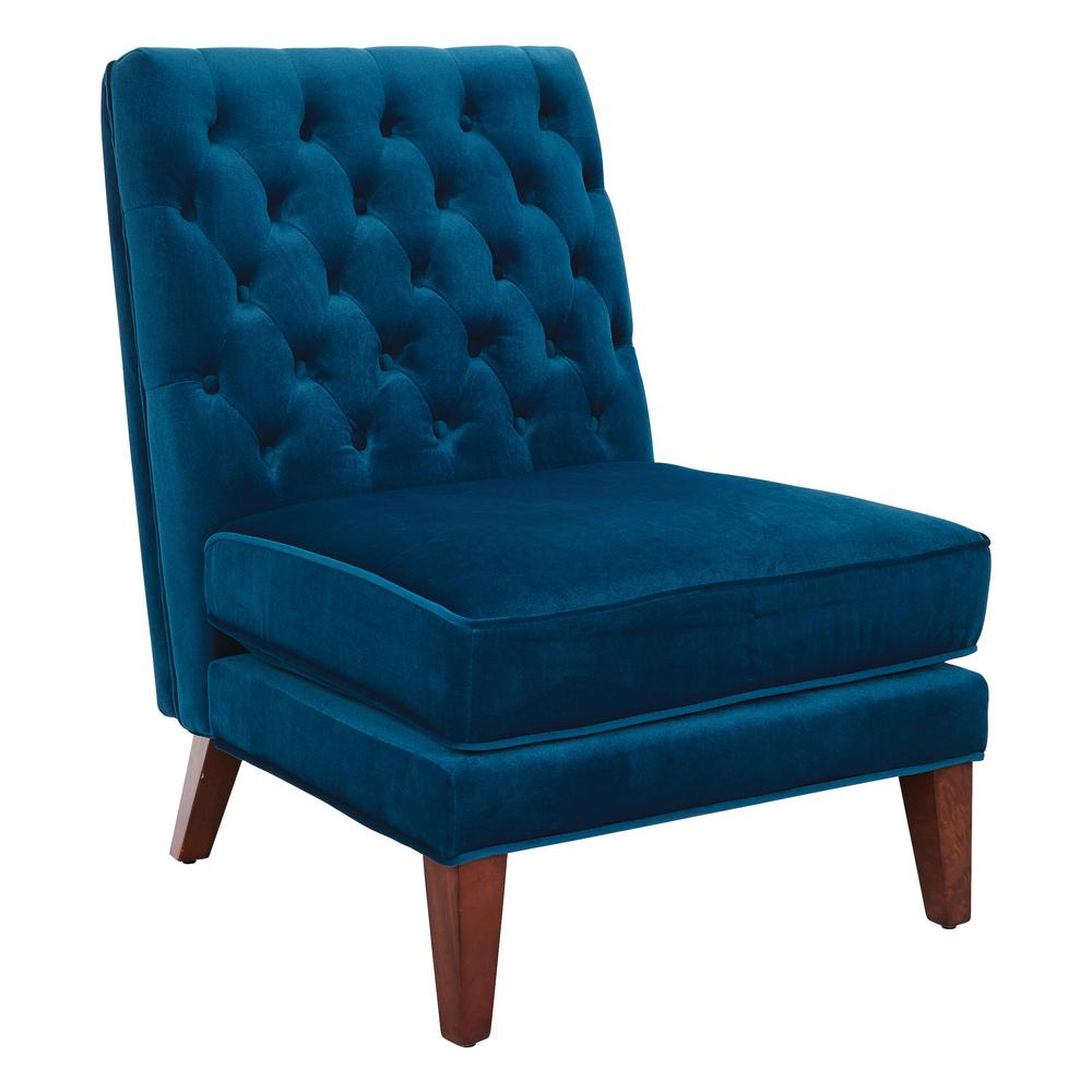 OS Home and Office Furniture Brampton Series Muave Velvet Upholstered