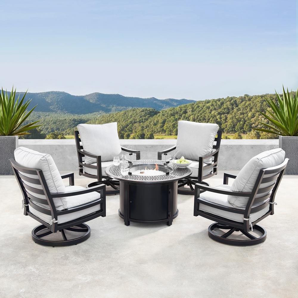 Oakland Living Hudson Luxurious Antique Copper 5 Piece Aluminum