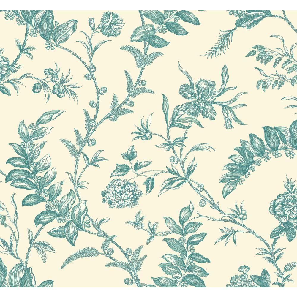 York Wallcoverings Williamsburg Solomon's Seal WallpaperWM2516 The Home Depot