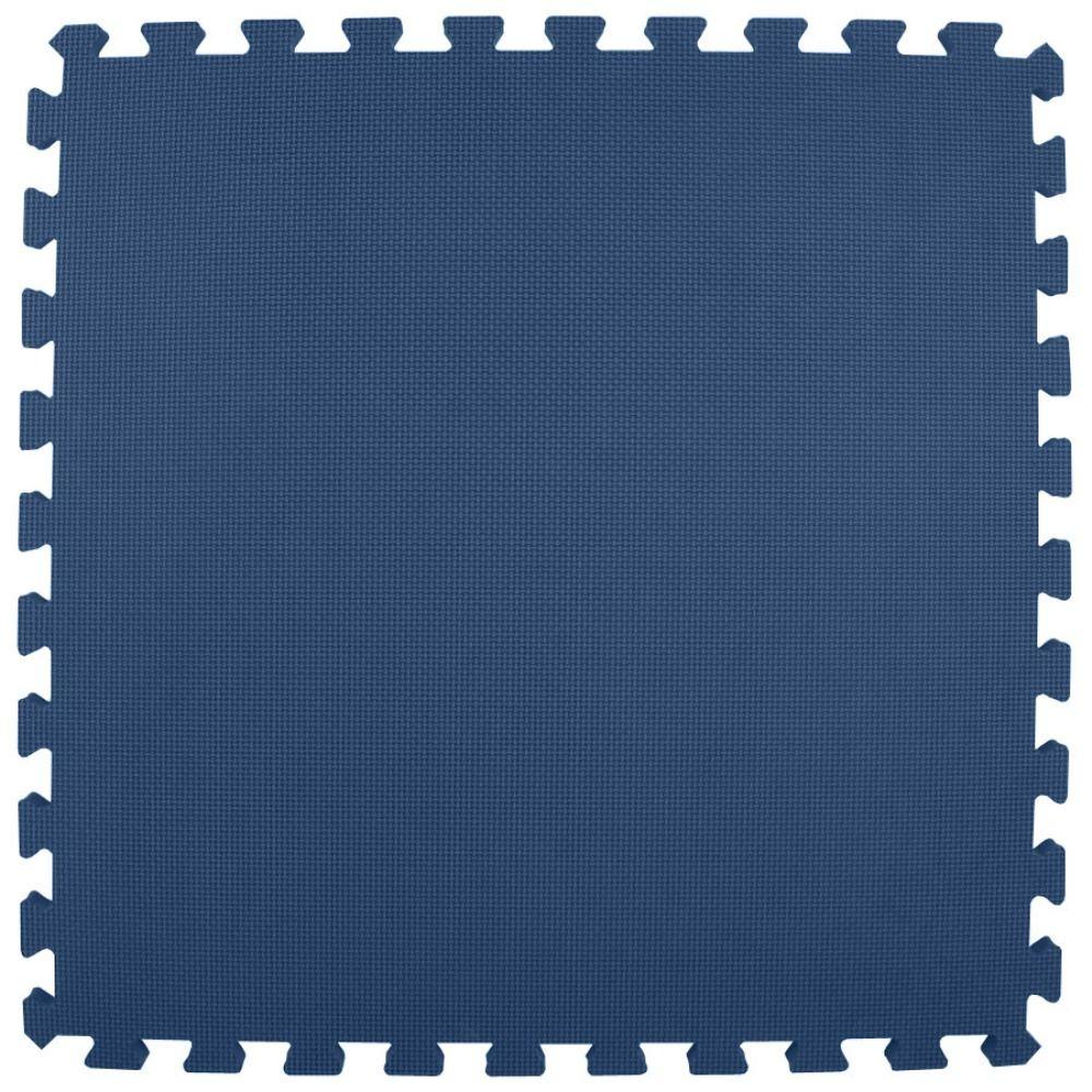 Greatmats Premium Navy Blue 24 in. x 24 in. x 5/8 in. Foam Interlocking