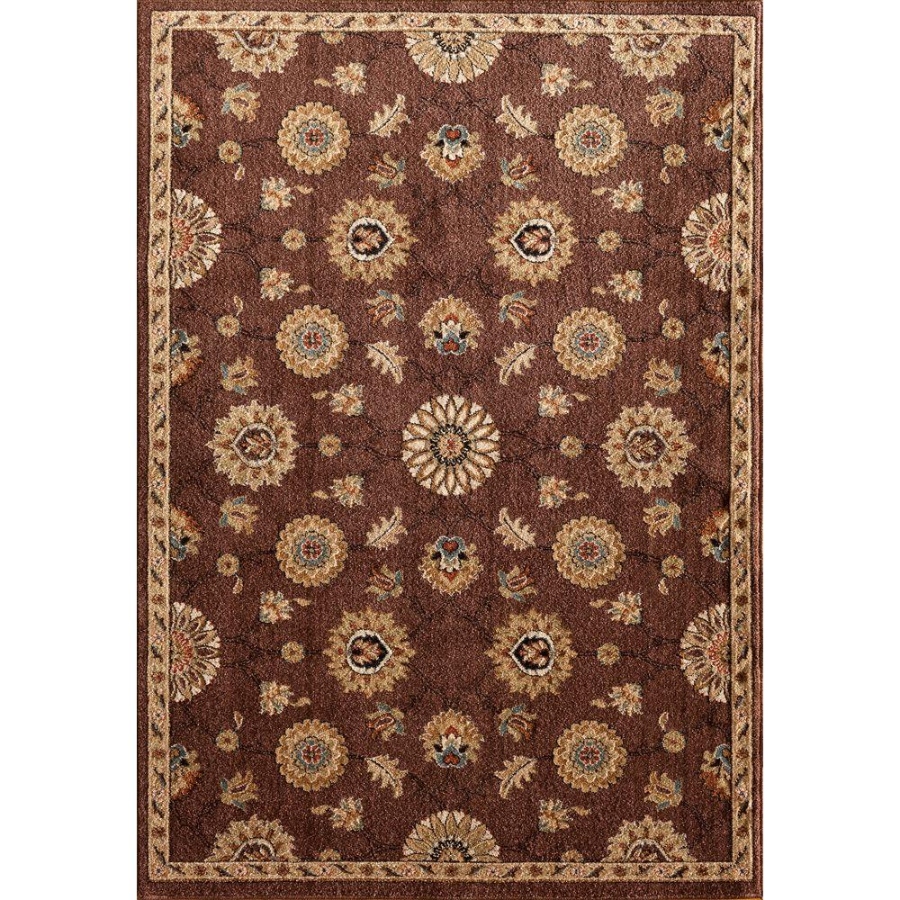 Natco Kurdamir II Alhambra Chestnut 5 ft. 3 in. x 7 ft. 7 in. Area Rug