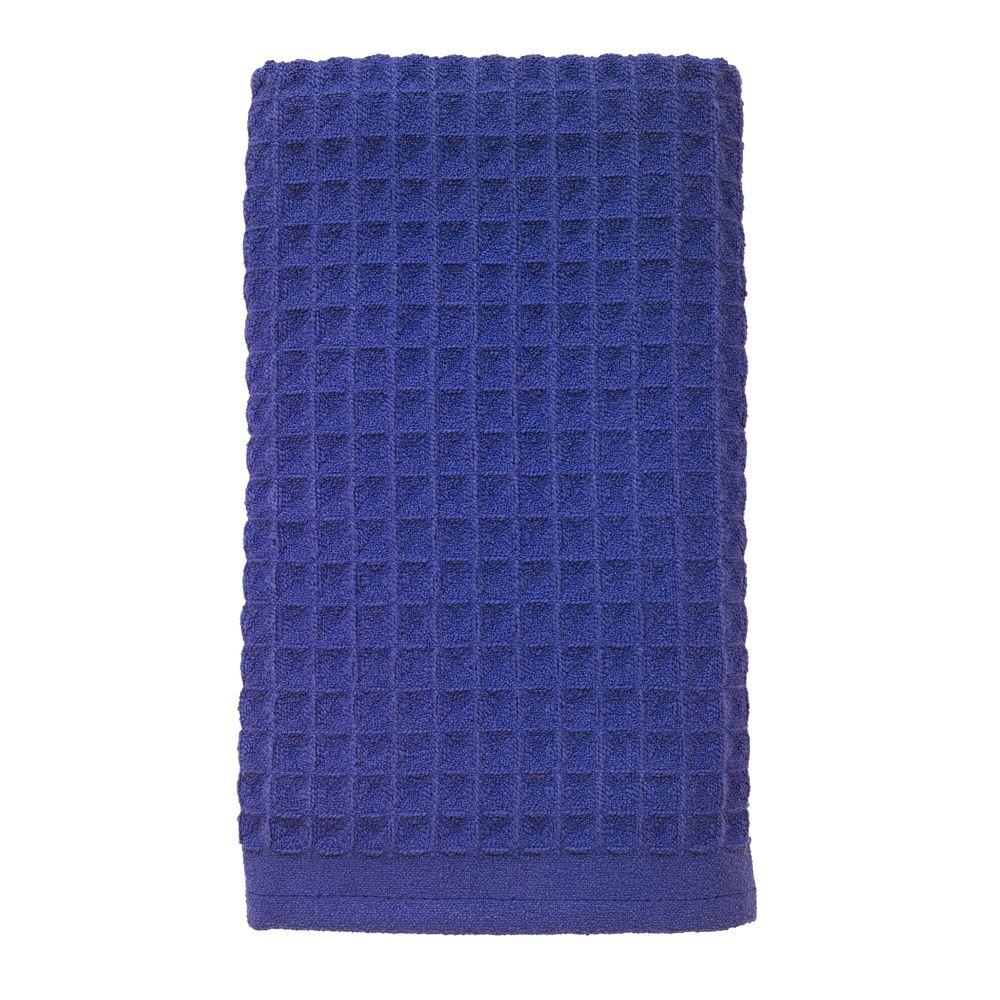 Ritz 16 In X 26 Large Waffle Microfiber Kitchen Towel Cobalt Large Waffle Microfiber Kitchen Towel In Cobalt